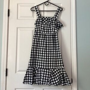 J Crew Cotton gingham dress